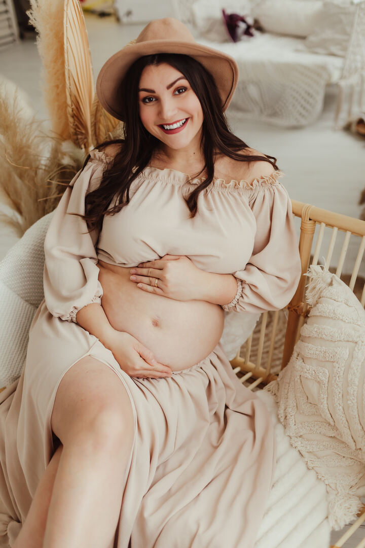 Kismama portré